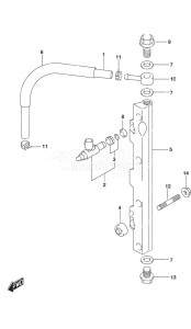 DF 140A drawing Fuel Injector