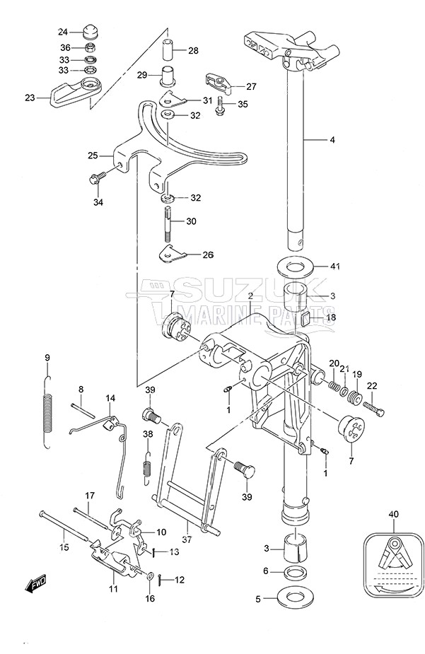 Swivel Bracket - Non-Remote Control