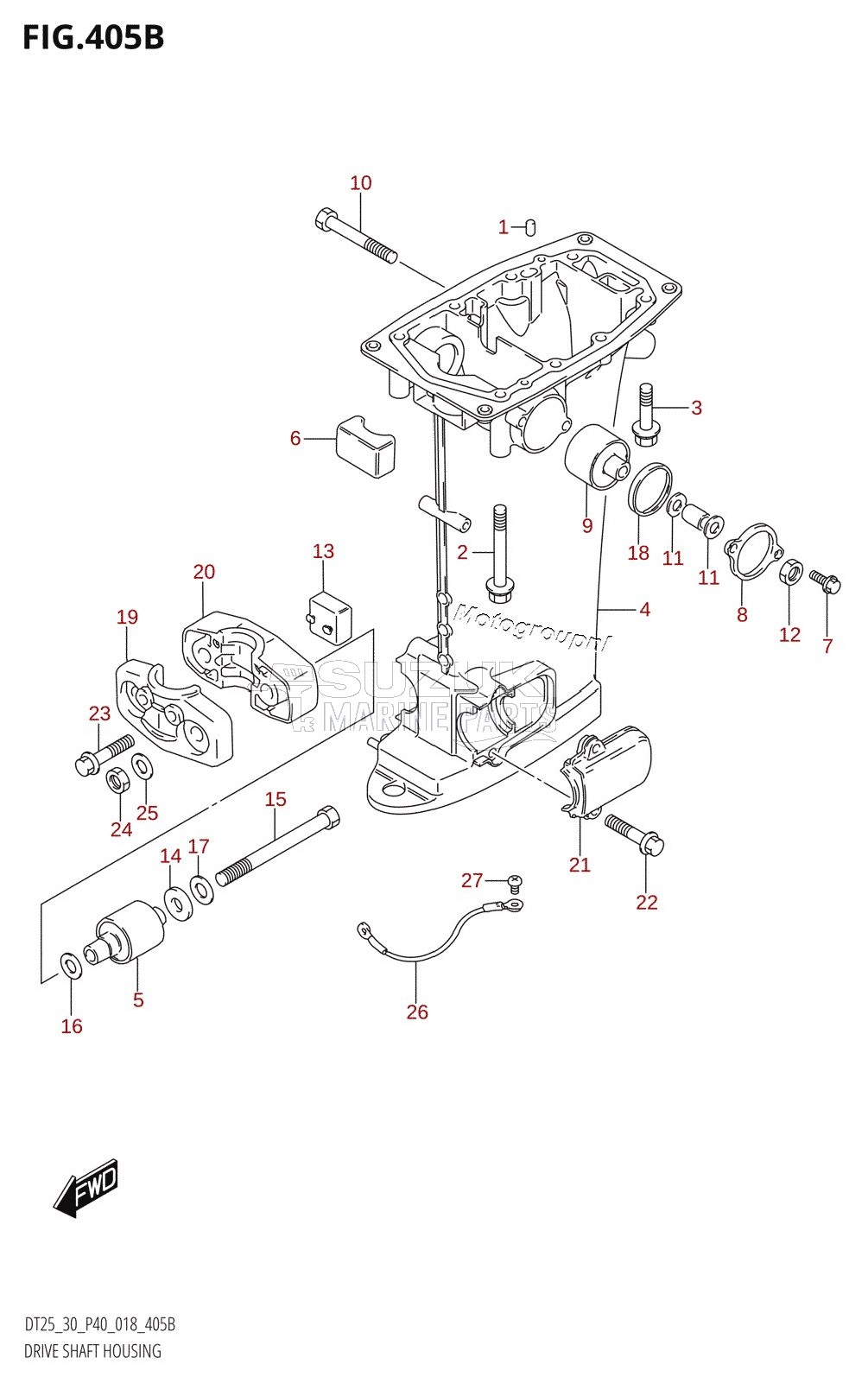 DRIVE SHAFT HOUSING (L-TRANSOM)