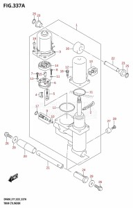 DF60A From 06003F-240001 (E11 E40)  2022 drawing TRIM CYLINDER ((DF40A,DF40ATH,DF50A,DF50ATH):(020,021))