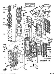 L200BETO drawing CYLINDER--CRANKCASE