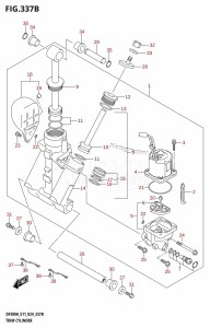 DF300A From 30002P-440001 (E11 - E40)  2024 drawing TRIM CYLINDER (L-TRANSOM)