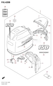 DF150Z From 15001Z-680001 (E01 E40)  2006 drawing ENGINE COVER ((DF150T,DF150WT,DF150Z):(K10,011))