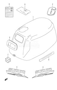 DF 6 drawing Engine Cover