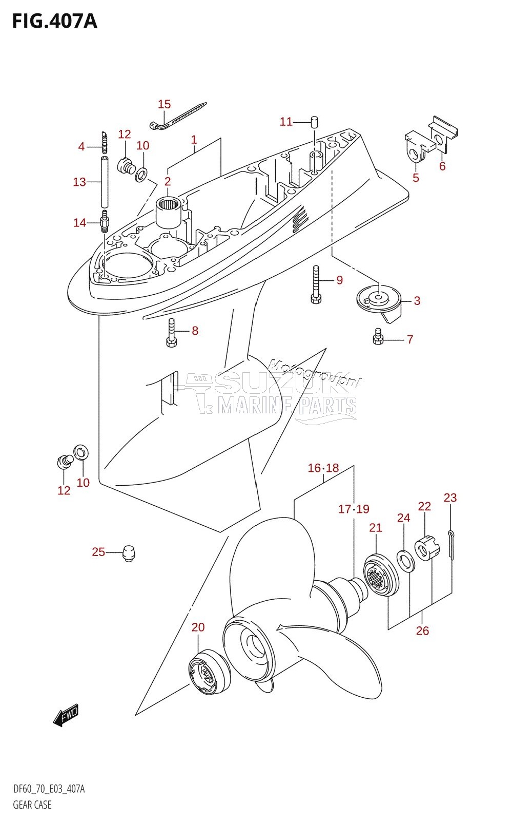 GEAR CASE (W,X,Y)