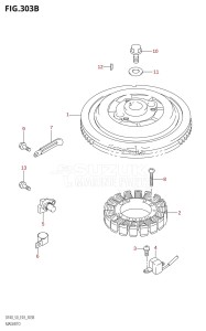 DF40 From 04001F-371001 (E03)  2003 drawing MAGNETO (K1,K2,K3,K4)