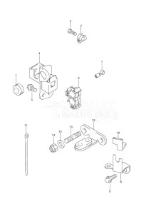 DF 9.9 drawing Remocon Cable Holder w/Power Tilt