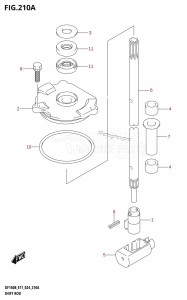 DF115BT From 11506F-440001 (E11 - E40)  2024 drawing SHIFT ROD (DF140BT,DF115BT,DF115BSS,DF100C)