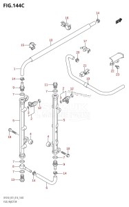 DF225T From 22503F-410001 (E01 E40)  2014 drawing FUEL INJECTOR (DF200Z:E01)