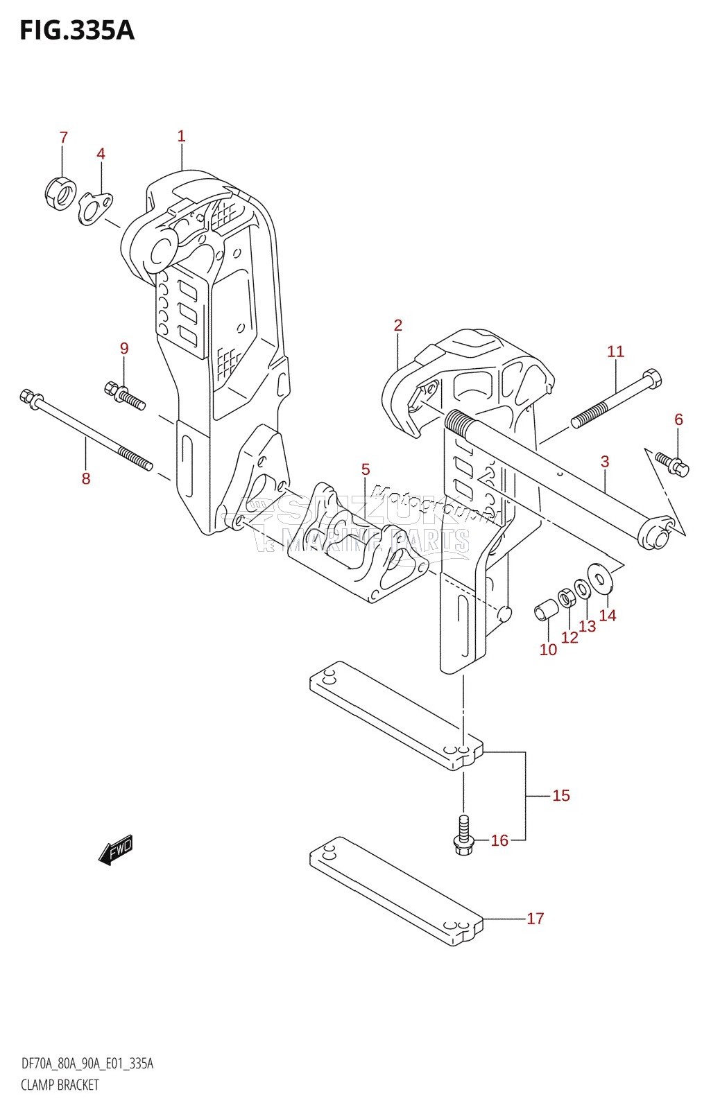 CLAMP BRACKET (K9,K10)