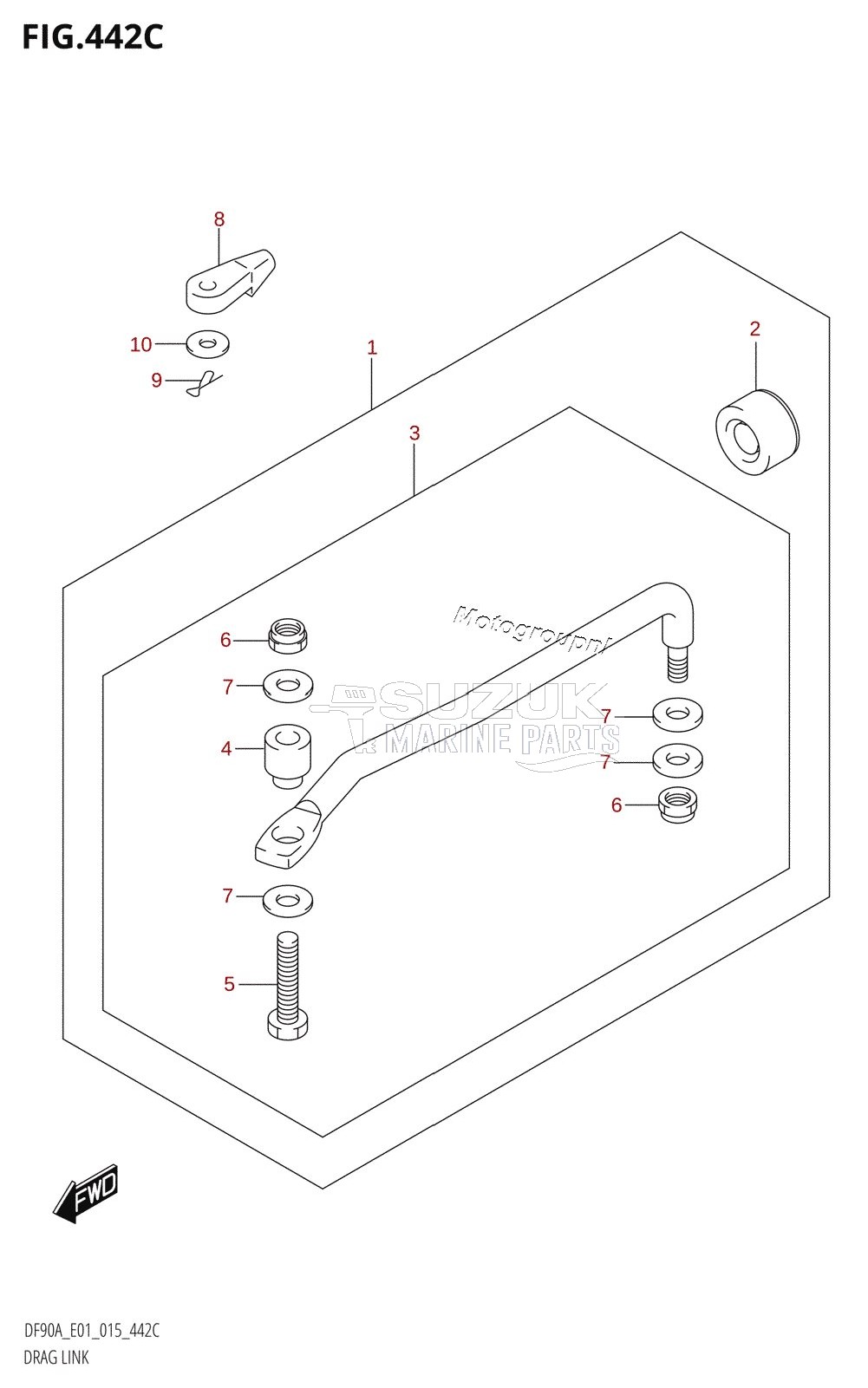 DRAG LINK (DF70ATH:E01)