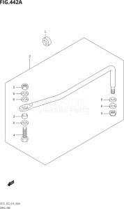 02503F-410001 (2014) 25hp E03-USA (DF25  DF25A    DF25AT    DF25ATH    DF25Q  DF25R) DF25 drawing DRAG LINK (DF25R:E03)