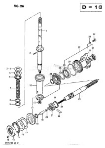 DT75 From 070501-60614 ()  1986 drawing TRANSMISSION