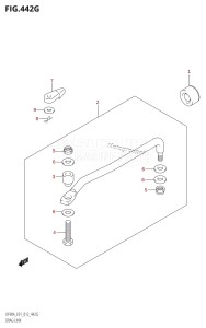 DF80A From 08002F-210001 (E01 E40)  2012 drawing DRAG LINK (DF90A:E01)