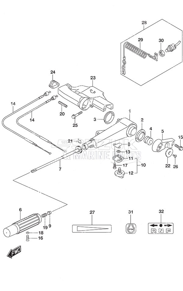 Tiller Handle