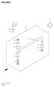 DF70A From 07003F-210001 (E03)  2012 drawing DRAG LINK