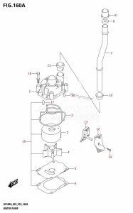 DF200A From 20003F-810001 (E03)  2018 drawing WATER PUMP (DF200AT,DF200AST)