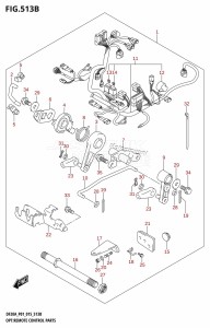 DF15A From 01504F-510001 (P01)  2015 drawing OPT:REMOTE CONTROL PARTS (DF15A:P01)