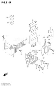 02002F-340001 (2023) 20hp E03-USA (DF20A  DF20AT  DF20ATH) DF20A drawing RECTIFIER / IGNITION COIL (DF15A:(021,022,023))