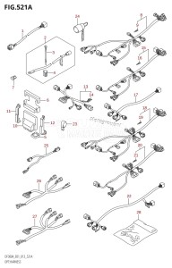 DF300A From 30002P-310001 (E40)  2013 drawing OPT:HARNESS