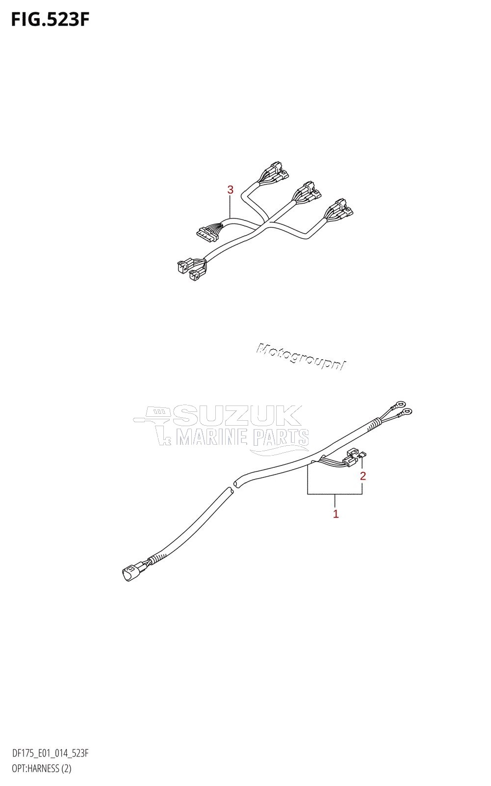 OPT:HARNESS (2) (DF150Z:E40)