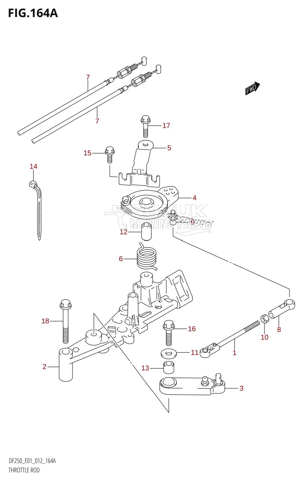 THROTTLE ROD