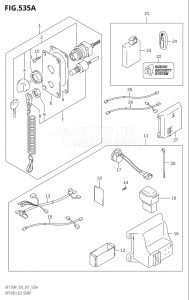 15003P-710001 (2017) 150hp E03-USA (DF150AP) DF150AP drawing OPT:KEY LESS START (DF150AP:E03)