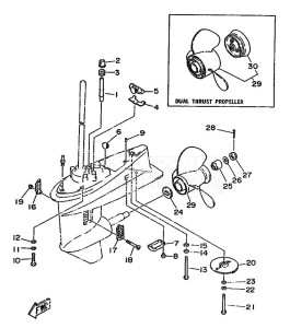 25J drawing LOWER-CASING-x-DRIVE-2