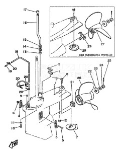 175B drawing PROPELLER-HOUSING-AND-TRANSMISSION-2