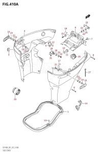 DF140AZ From 14003Z-040001 (E40)  2020 drawing SIDE COVER (DF140AT:E01)