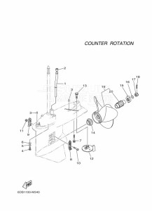 FL200FETX drawing PROPELLER-HOUSING-AND-TRANSMISSION-4