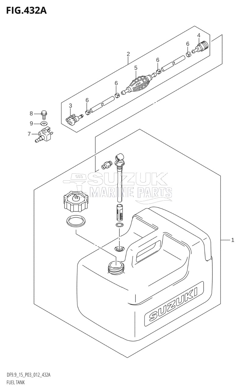 FUEL TANK (DF9.9T:P03)