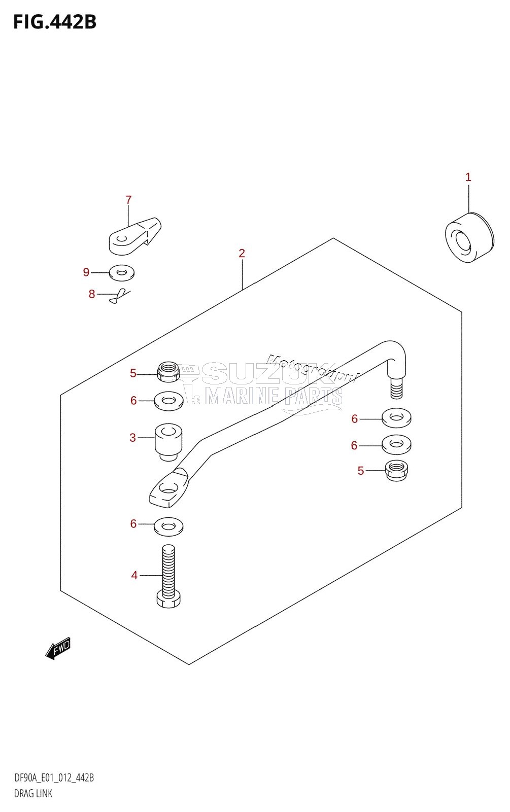 DRAG LINK (DF70A:E40)