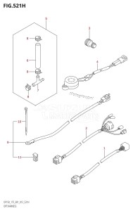 DF150Z From 15002Z-210001 (E01 E40)  2012 drawing OPT:HARNESS (DF175Z:E40)