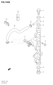 04004F-110001 (2011) 40hp E34-Italy (DF40AST) DF40A drawing FUEL INJECTOR (DF60AT,DF60ATH,DF60AWT,DF60AWTH,DF60AQH,DF60AWQH,DF40AST)