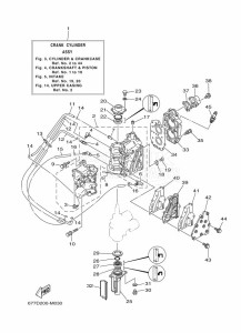 E8DMHL drawing CYLINDER--CRANKCASE