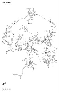 00995F-240001 (2022) 9.9hp E03-USA (DF9.9BTH) DF9.9B drawing FUEL PUMP (DF20A:P01)