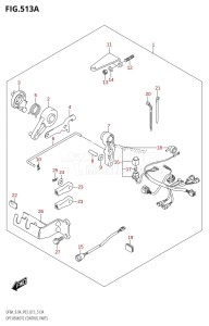 DF9.9A From 00994F-510001 (P03)  2015 drawing OPT:REMOTE CONTROL PARTS (DF8A:P03)