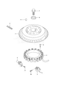 Outboard DF 115A drawing Magneto