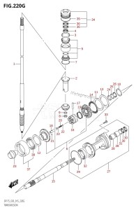 DF175T From 17502F-510001 (E03)  2015 drawing TRANSMISSION (DF175Z:E03)