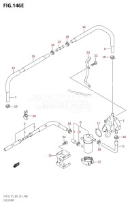 DF150Z From 15002Z-310001 (E01 E40)  2013 drawing FUEL PUMP (DF175T:E01)