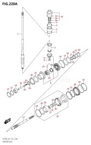 DF300A From 30002P-510001 (E01 E40)  2015 drawing TRANSMISSION