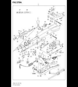 09003F-810001 (2018) 90hp E01 E40-Gen. Export 1 - Costa Rica (DF90AT  DF90ATH) DF90A drawing OPT:TILLER HANDLE (DF70A,DF80A,DF90A,DF100B)