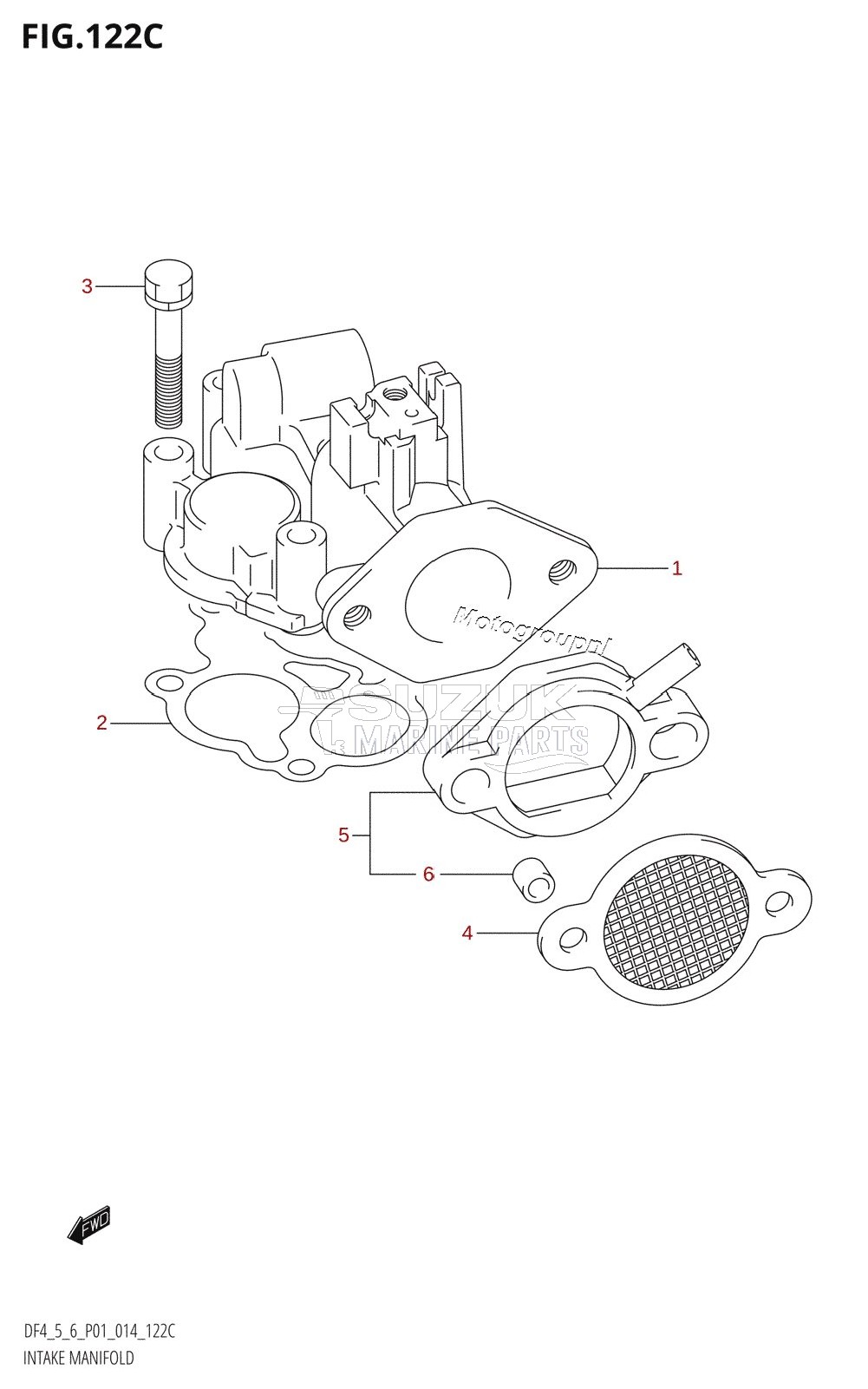 INTAKE MANIFOLD (DF6:P01)