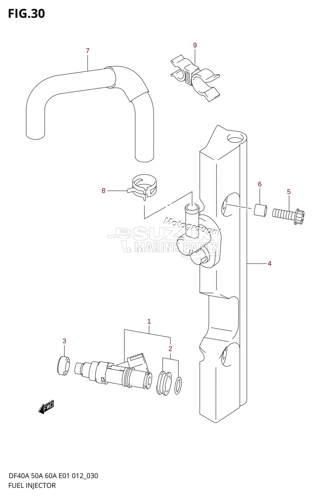 FUEL INJECTOR (DF40AQH E01)