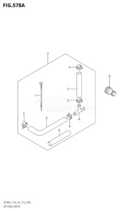 14003Z-410001 (2014) 140hp E01-Gen. Export 1 (DF140AZ) DF140AZ drawing OPT:TRIM SENDER (DF100AT:E01)