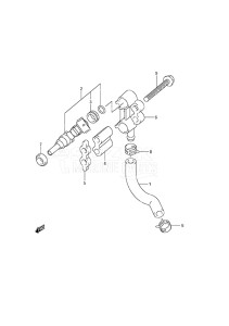 Outboard DF 20A drawing Fuel Injector