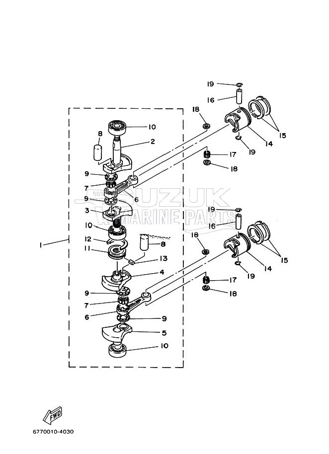 CRANKSHAFT--PISTON