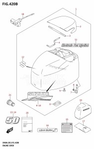 DF50A From 05003F-510001 (E03)  2015 drawing ENGINE COVER (DF50A:E03)