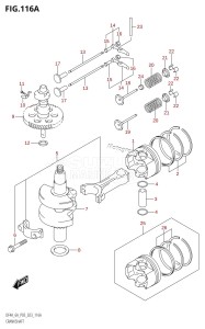 DF4A From 00403F-040001 (P03)  2020 drawing CRANKSHAFT